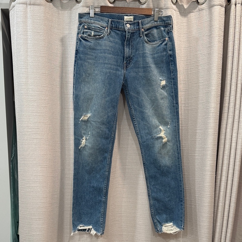 MOTHER The Flirt Cold Feet Denim Jeans Size 30 - Picture 2 of 16